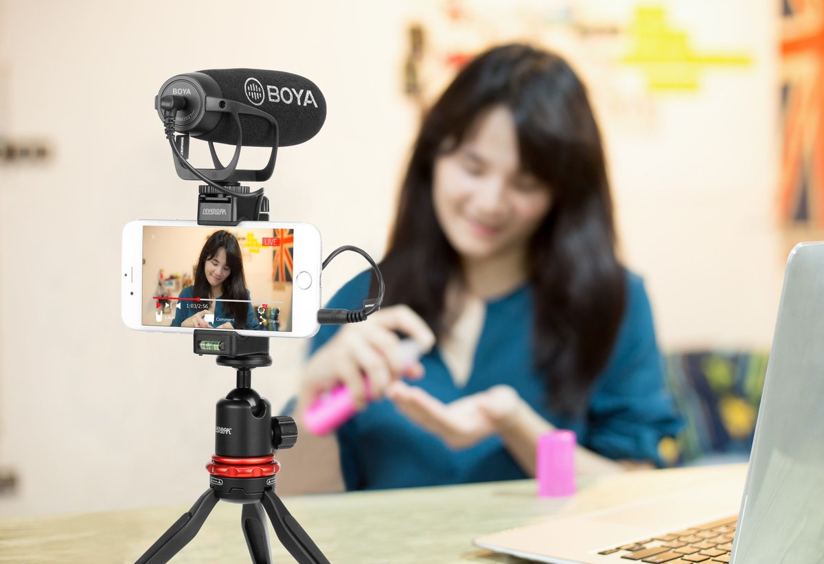 Boya Kondensatormikrofon für Fotokamera