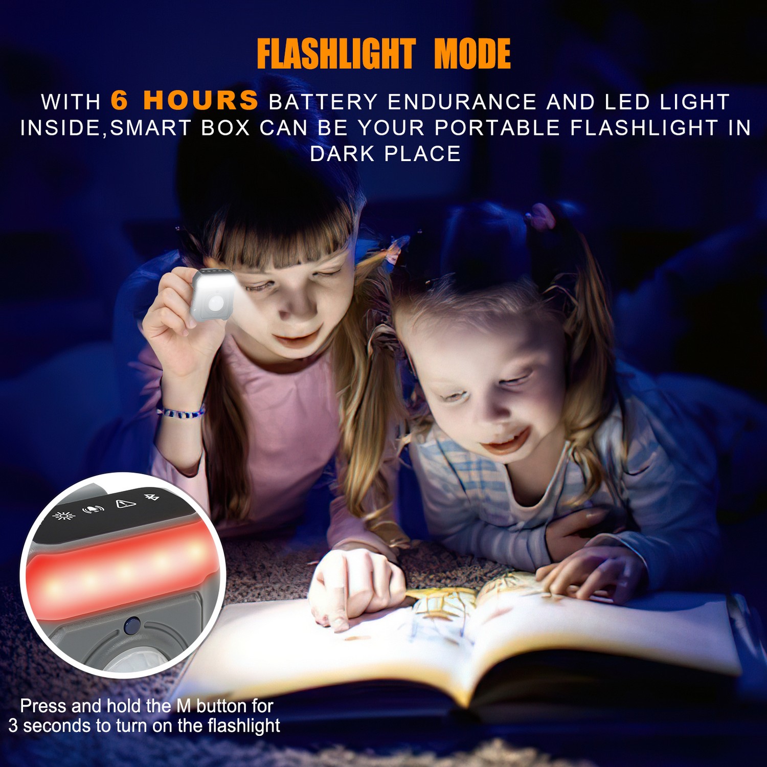 Sicherheits-Smart-Alarm – Taschenlampenmodus – LED-Licht