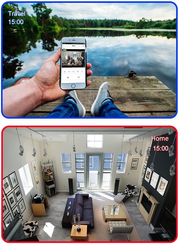 WiFi-Verbindungskamera - App für Smartphone