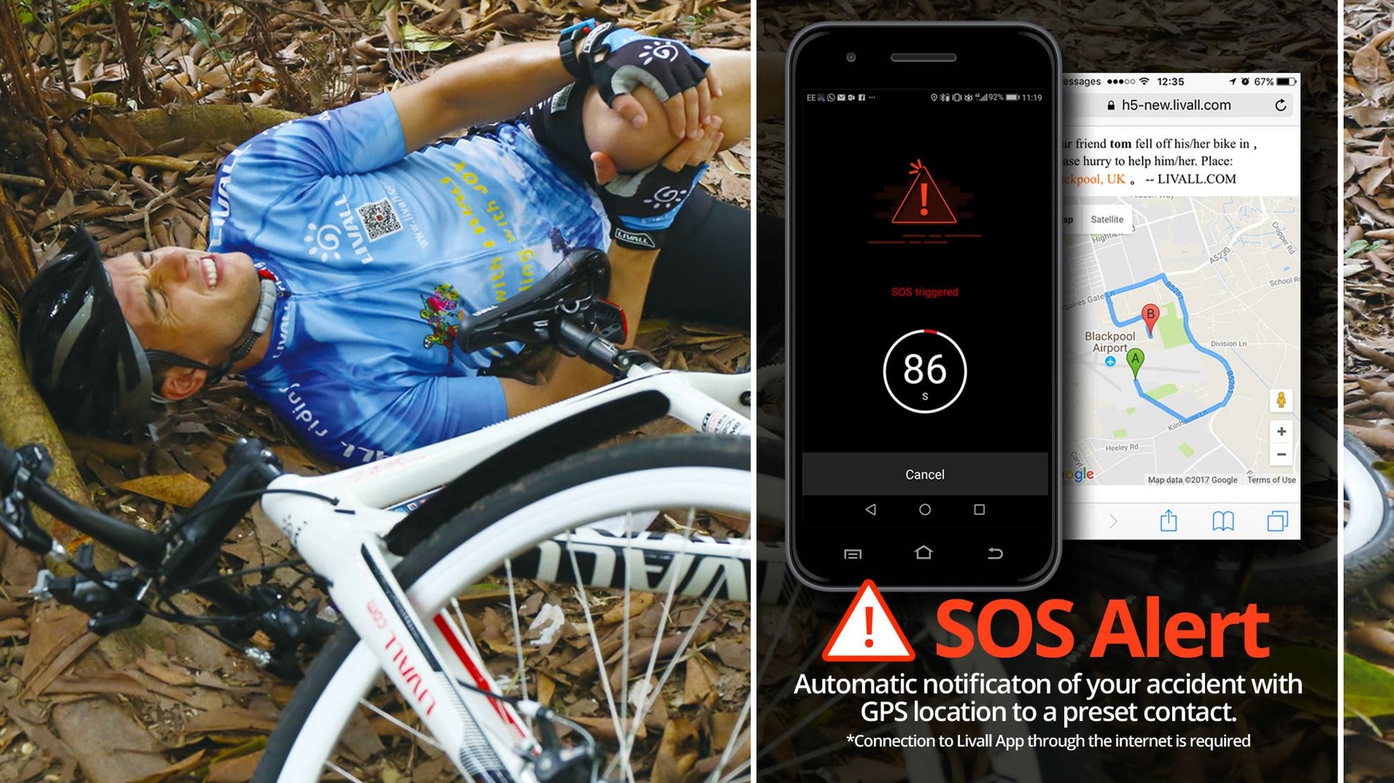 SOS-Alarm-Cyclo-Fahrradhelm