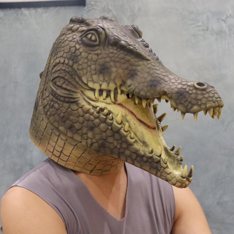alligator halloween maske krokodil gesicht kopf masken