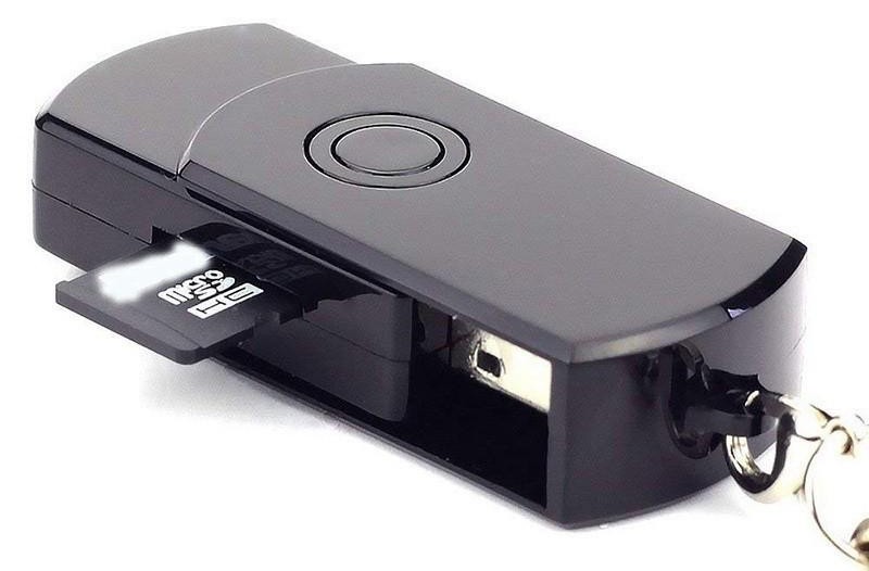 Versteckte USB-Spionagekamera mit SD/TF-Kartenunterstützung bis zu 32 GB