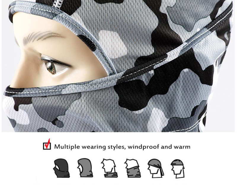Camouflage Sturmhaube - Gesichtsschutz
