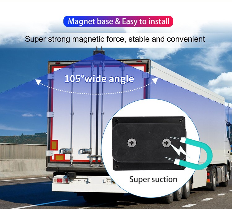 WLAN-Kamera mit Magnet für PKW, Transporter, LKW