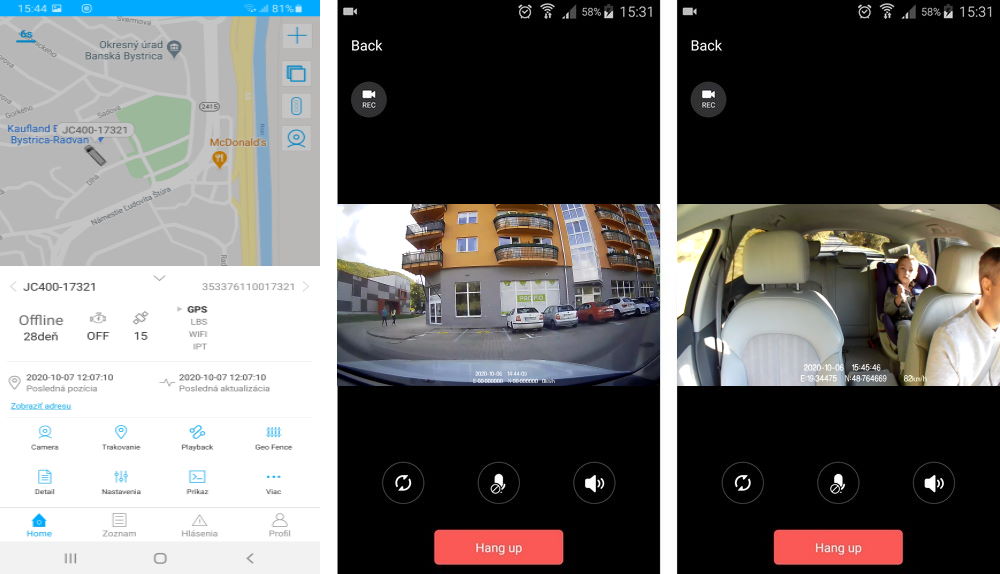 Cloud Car Kamera Profio X4 mit GPS und Live-Übertragung