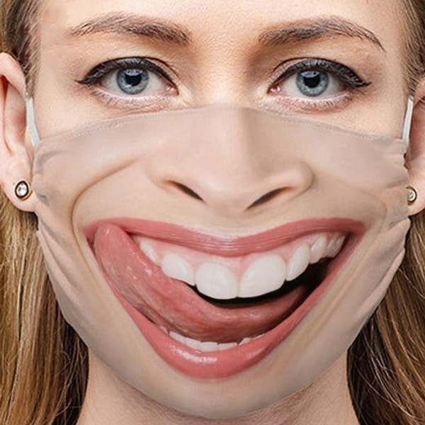 Lächeln Gesichtsschutzmaske