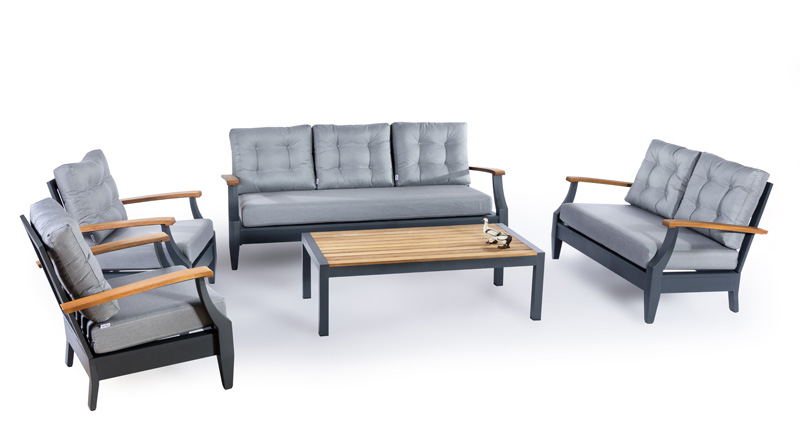Aluminium-Sitzmöbel für Terrasse und Garten – ein modernes und luxuriöses Set