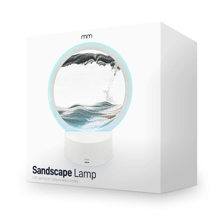 Sandkunstlampe – Sands of Time Tischlampe – RGB-Farb-LED-Hintergrundbeleuchtung