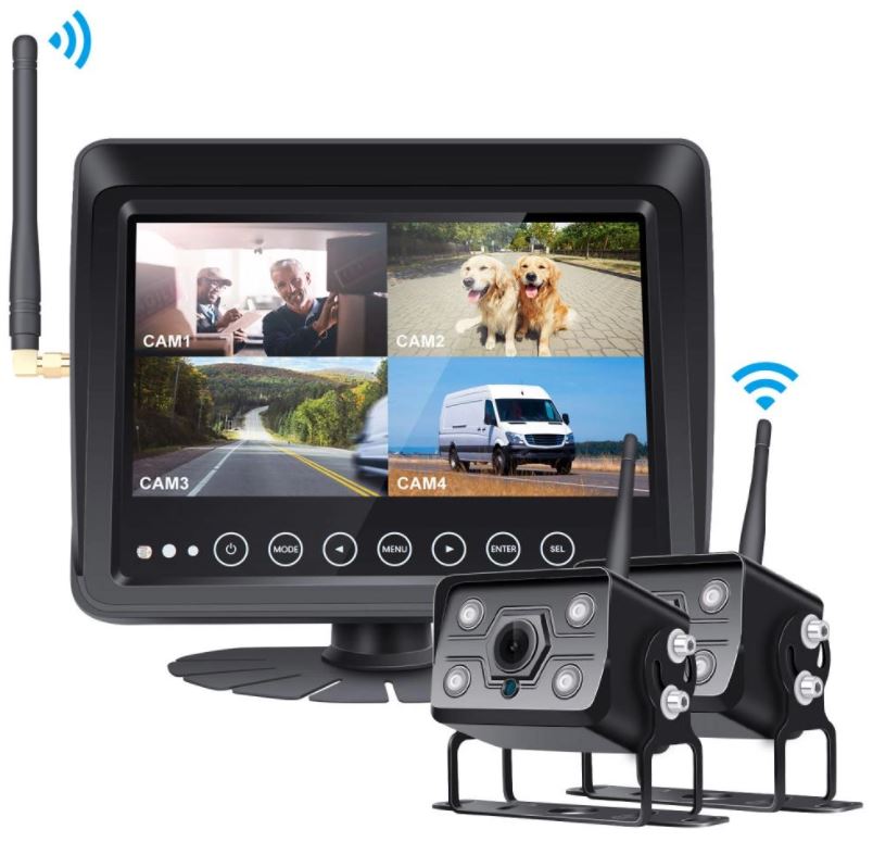 Wifi-Kamera-Set drahtlos mit IP68 für Boot-Auto-Maschine Yacht