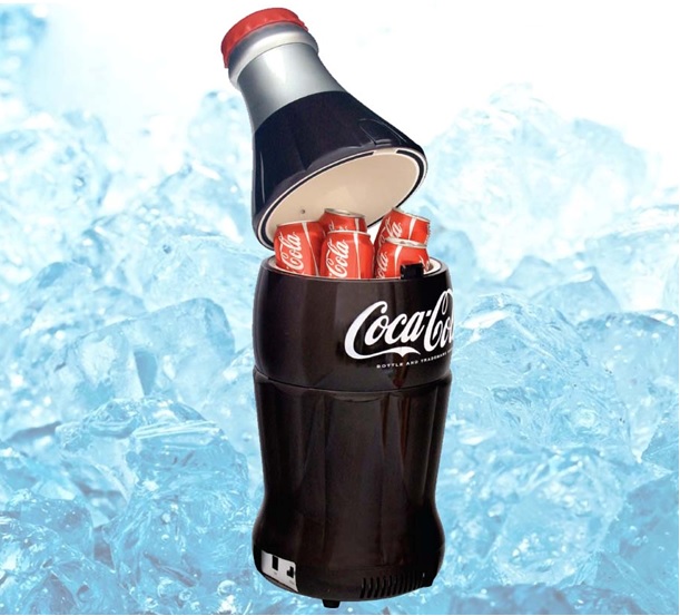 Mini-Kühlschrank Koka-Cola-Flasche