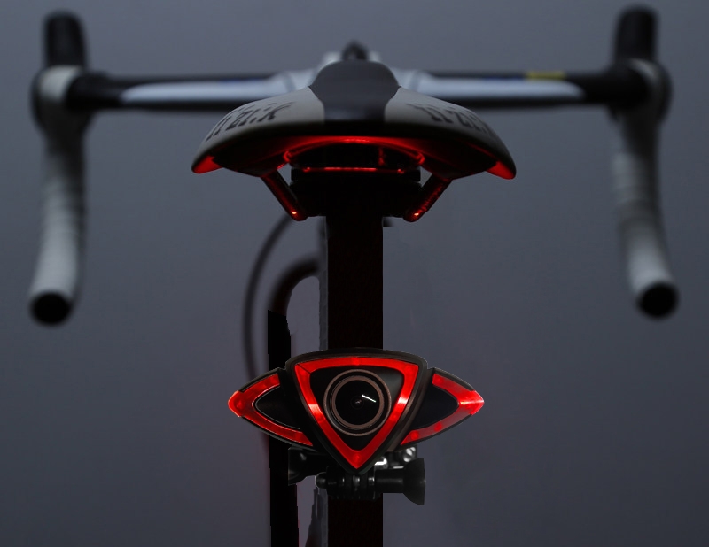 Fahrrad-Rückfahrkamera WLAN + LED-Warnleuchten