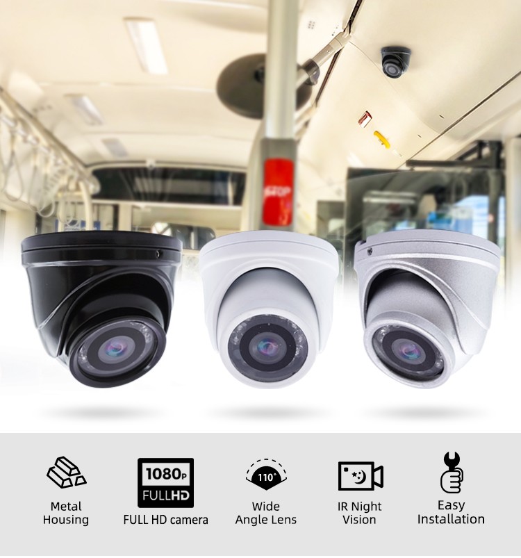 FULL HD Autokamera AHD 3,6mm Objektiv + 12 IR LEDs und Filter