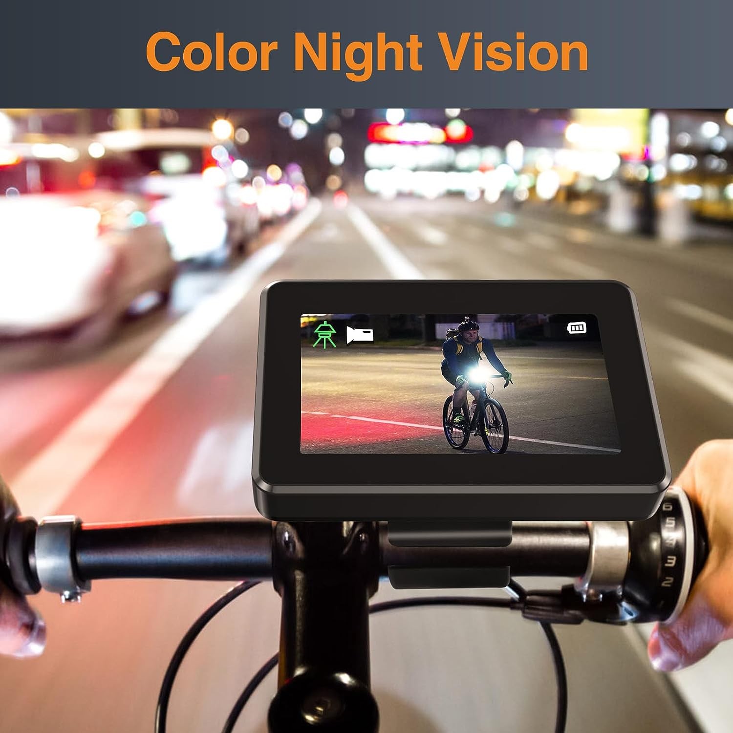 Fahrradmonitor-Set mit Kamera mit Nachtsicht