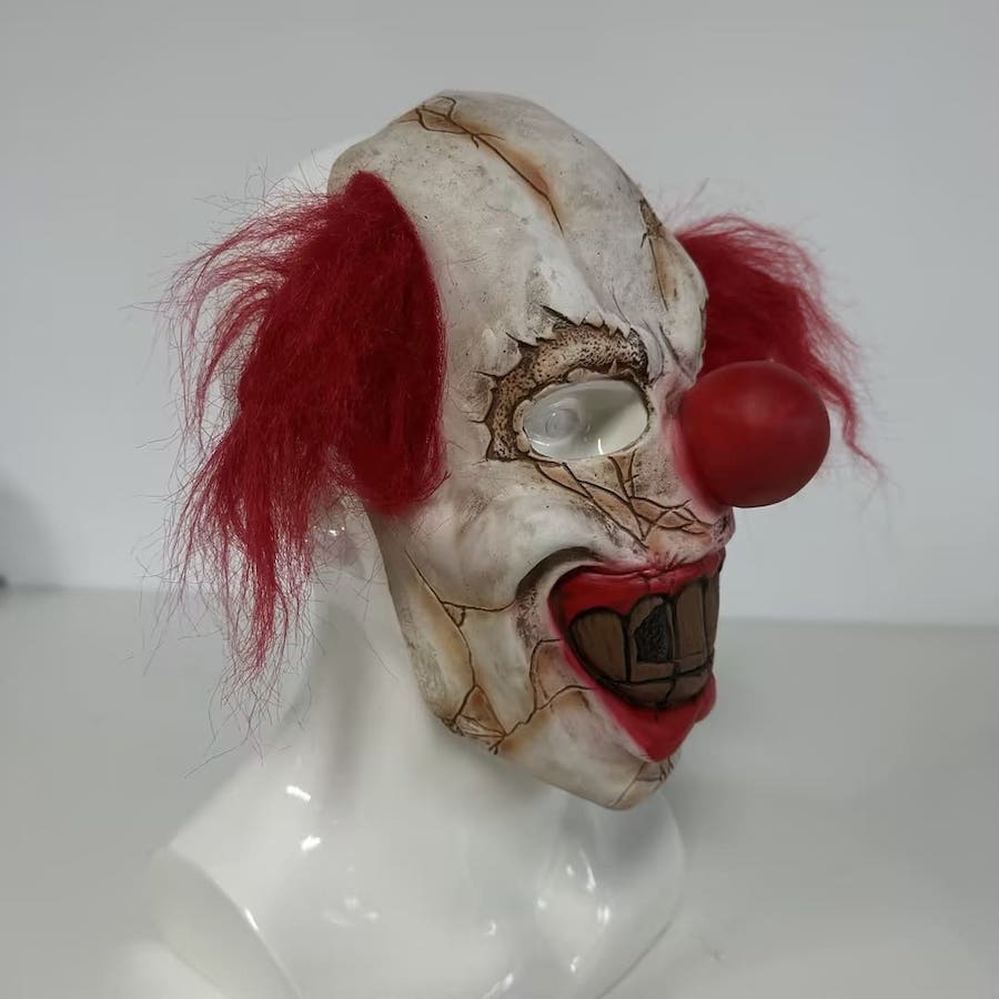 Gruseliger Narr (Clown) – Pennywise-Gesichtsmaske