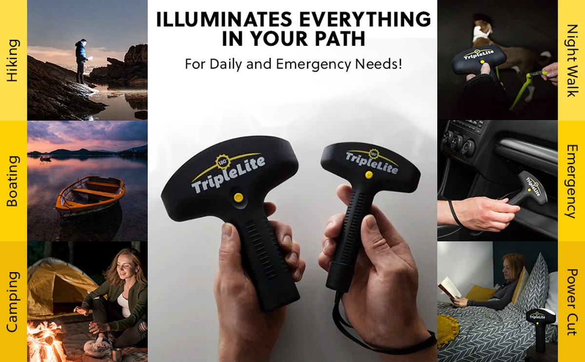 Triplelite-Taschenlampe die leistungsstärkste LED-Taschenlampe