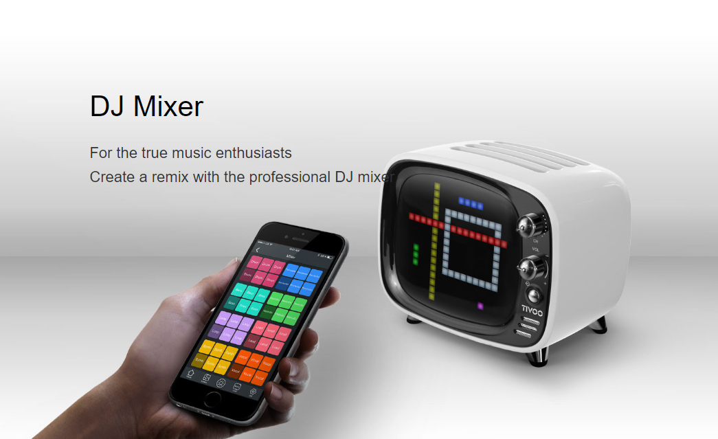 DJ-Mixer-Funktion Divoom-Lautsprecher