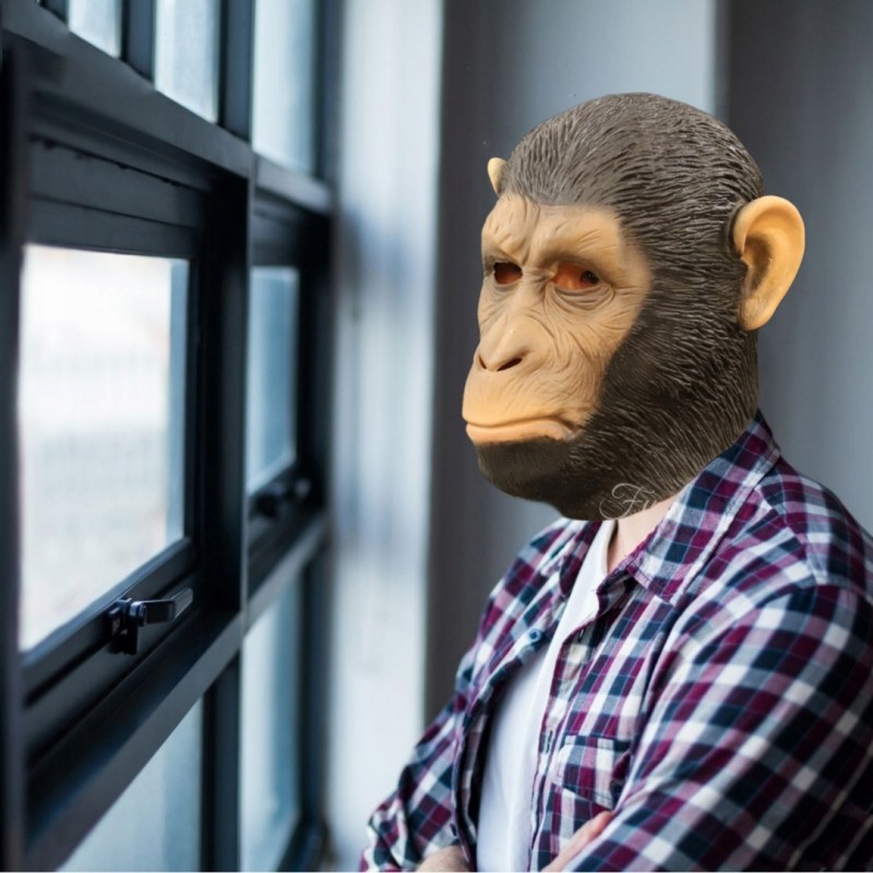 Affen-Gesichtsmaske aus Silikon - Op Ceasar