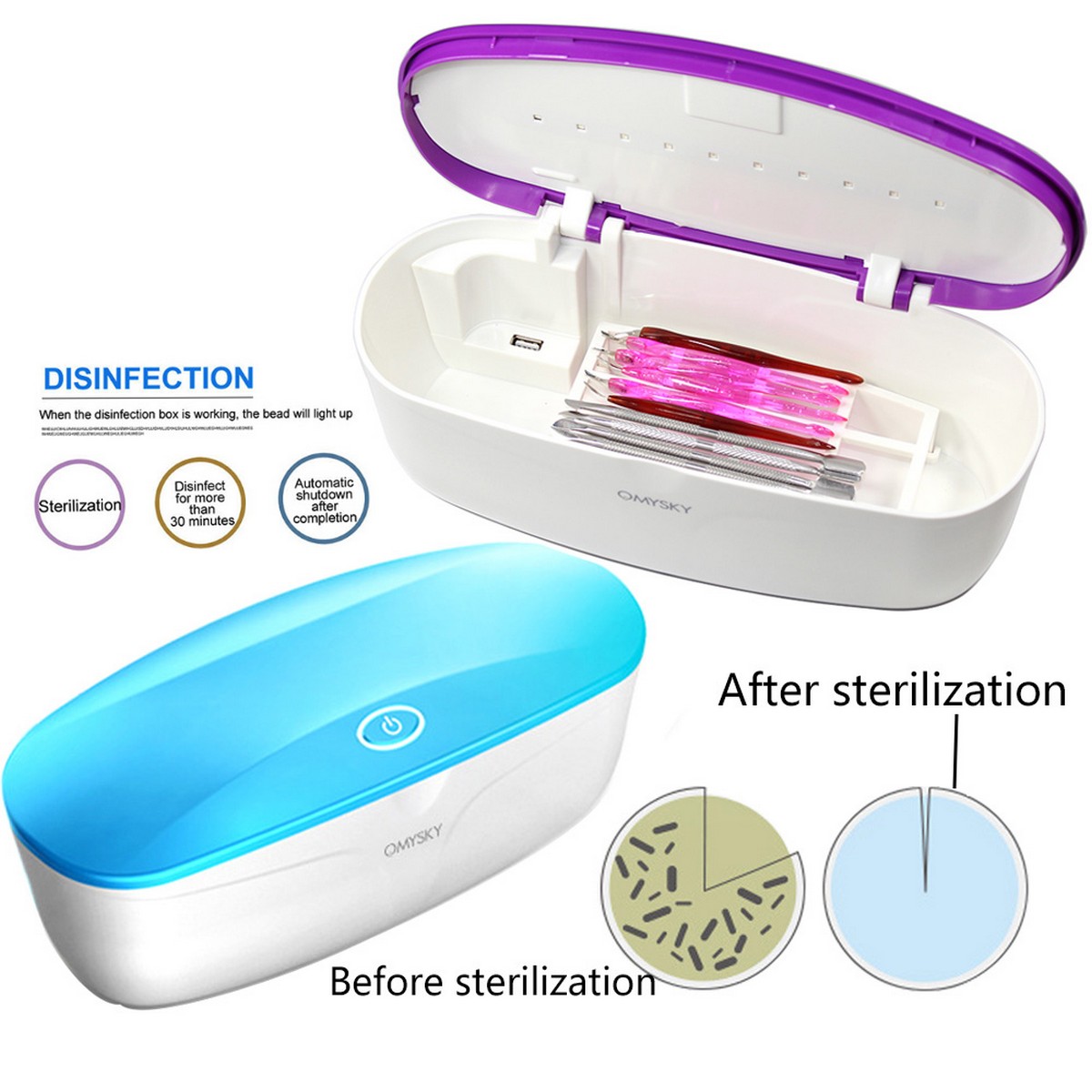 Sterilisationsbox zur Desinfektion