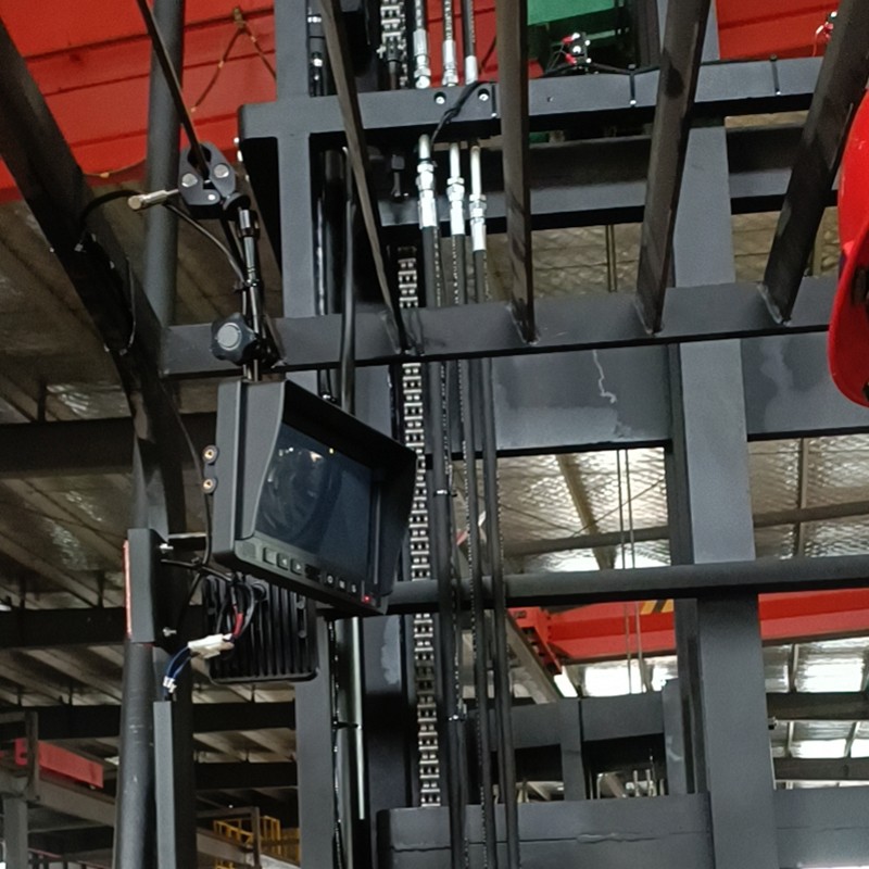 Monitor mit Laserkamera Hochhubwagen