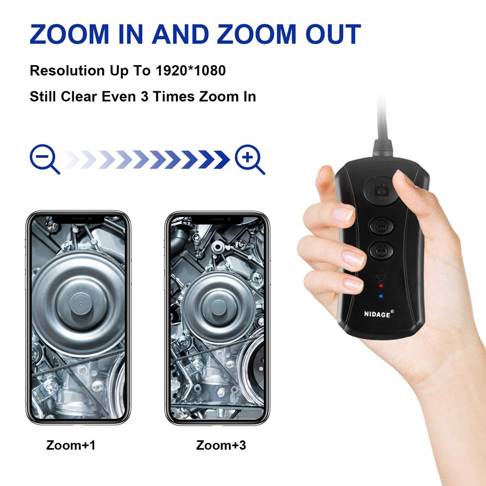 WiFi endoskopische Kamera mit Zoom