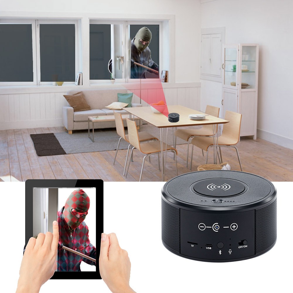 Bluetooth-Lautsprecher Nachtsicht und Bewegungserkennung und Alarm