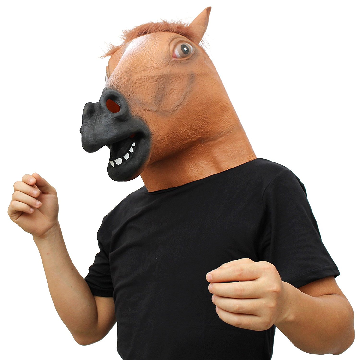 Pferdekopf als Maske