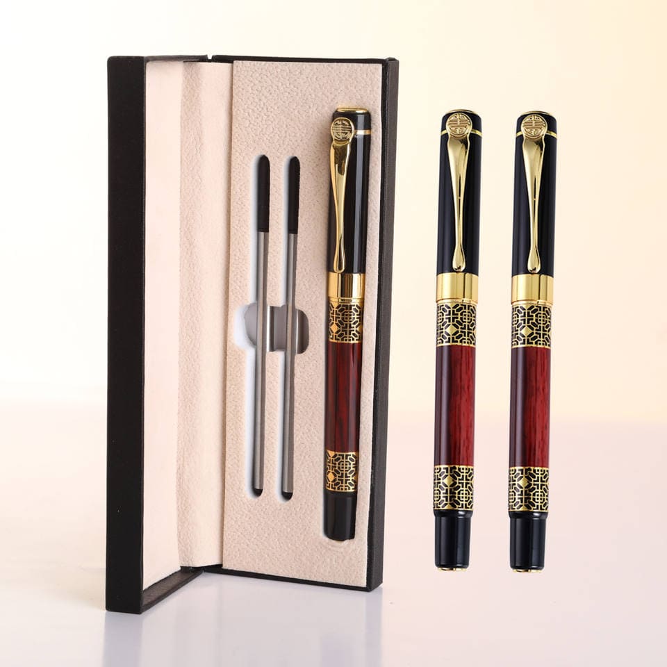 Luxuriöses Stiftset, stilvoll und elegant zum Schreiben, Geschenkverpackung