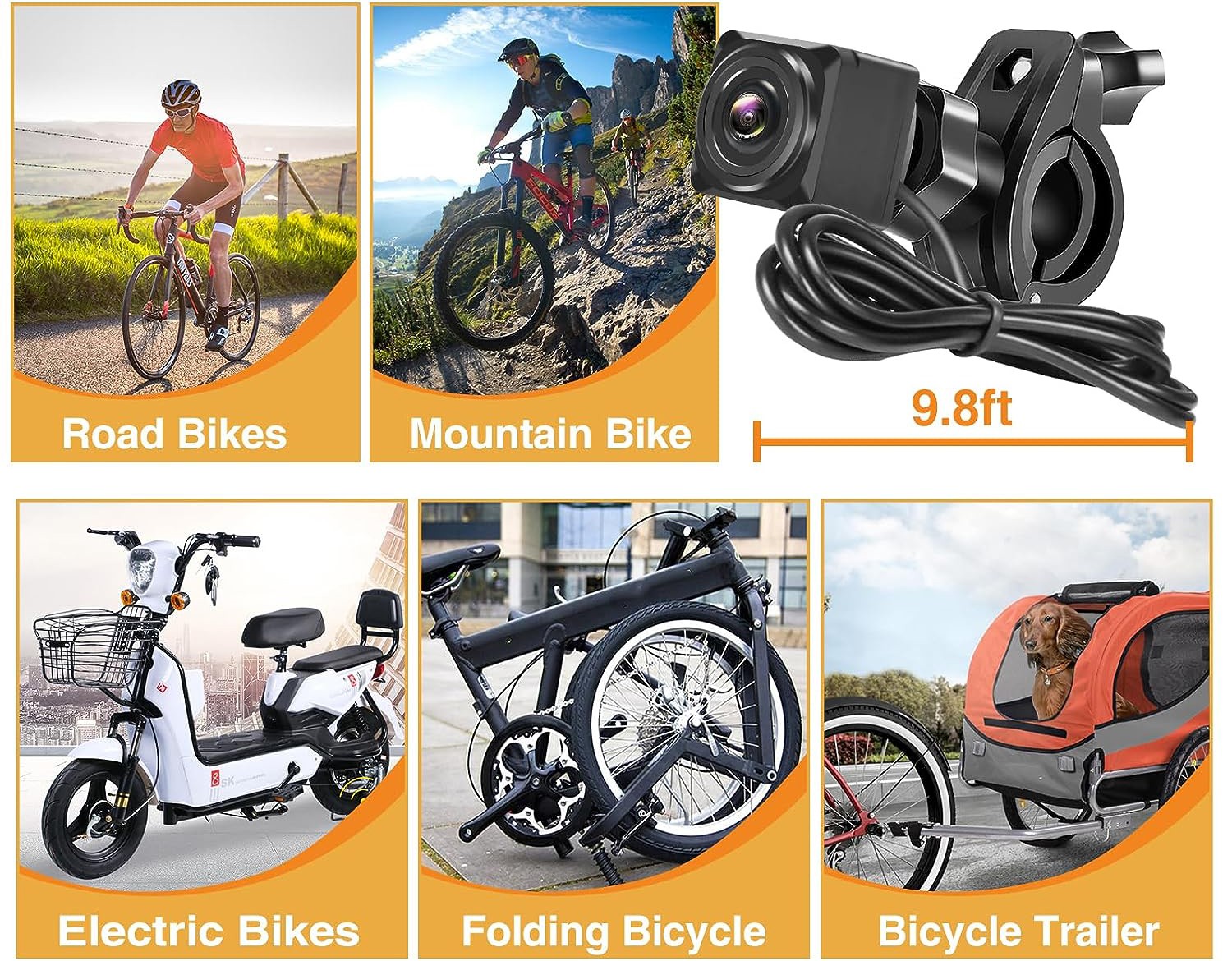 Kamera für Fahrräder weit verbreitet