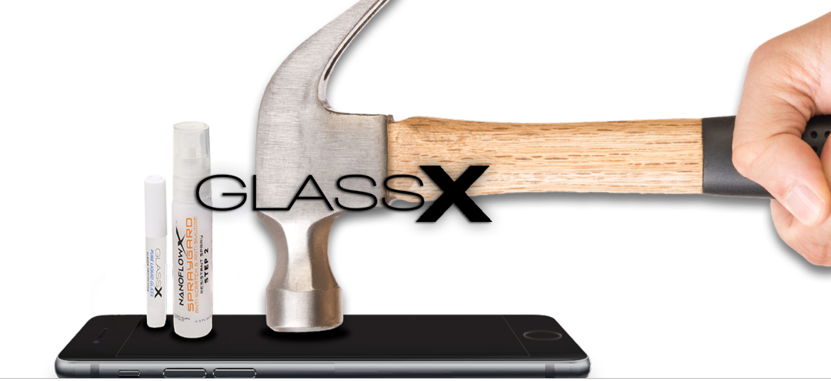 Unsichtbarer Schutz für Smartphone GlassX