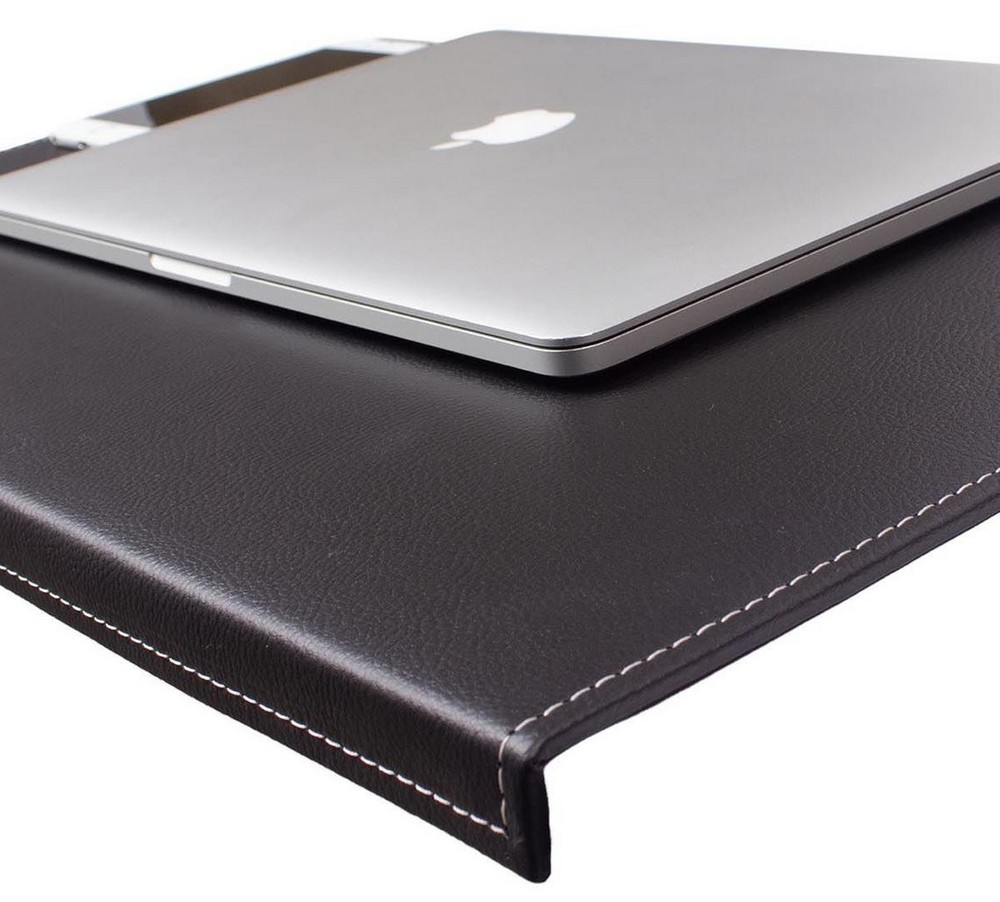 Luxus-Laptop-Lederpolster