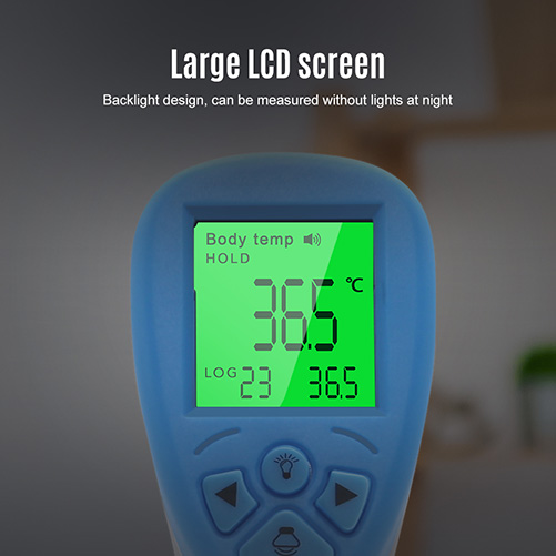 berührungsloses Thermometer mit LCD-Anzeige