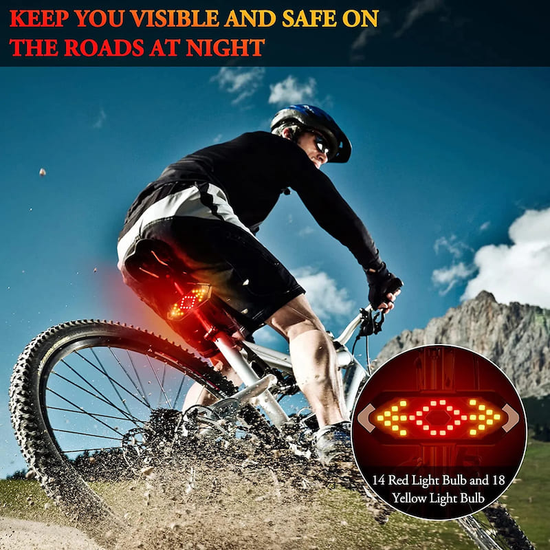 Fahrradblinker und Rücklicht