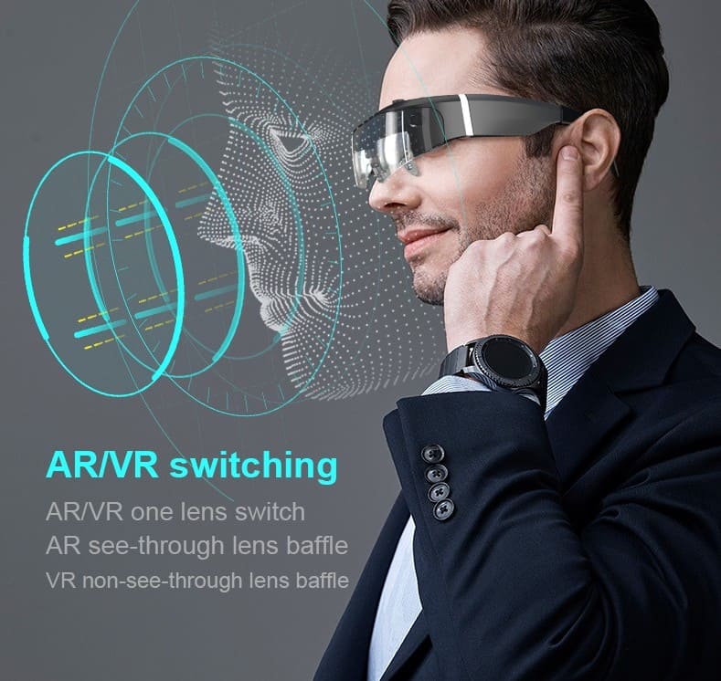 Virtuelle Brille mit verbesserter Steuerung