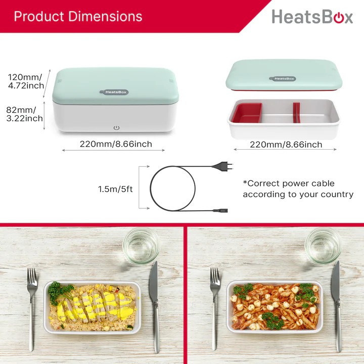HeatsBox lebensmittel box thermo elektrische heizung tragbare