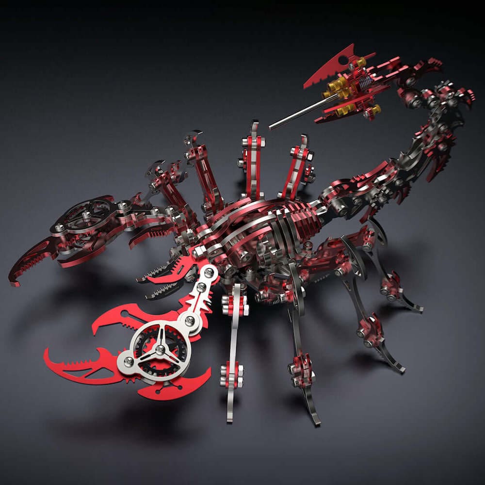 3D-Puzzle Skorpion 3D-einzigartiges Puzzle aus Metallpuzzles
