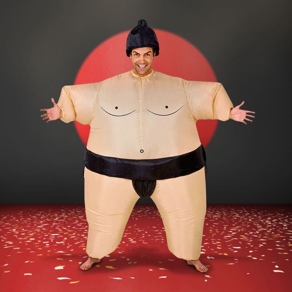 Sumo-Anzug Aufblasbares Kostüm für Halloween - Sumo-Ringer