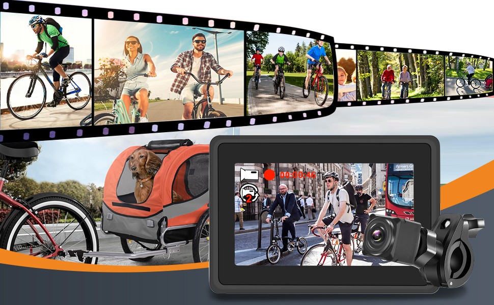 Fahrradsicherheitsset – Rückfahrkamera mit Monitor