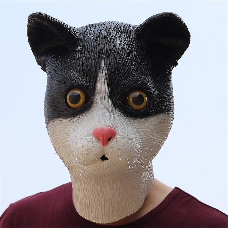 Gesichtsmaske aus Silikon mit Katzenmotiv