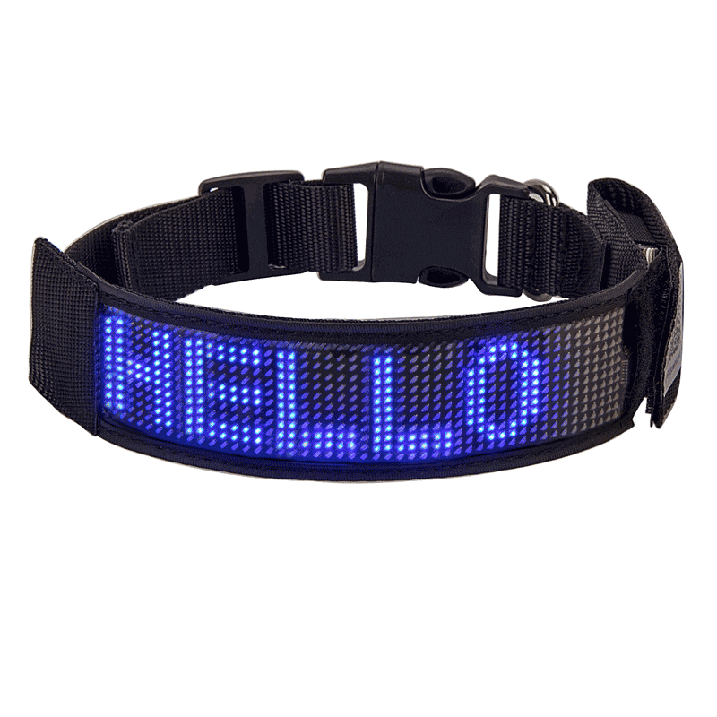 programmierbares LED-Hundehalsband