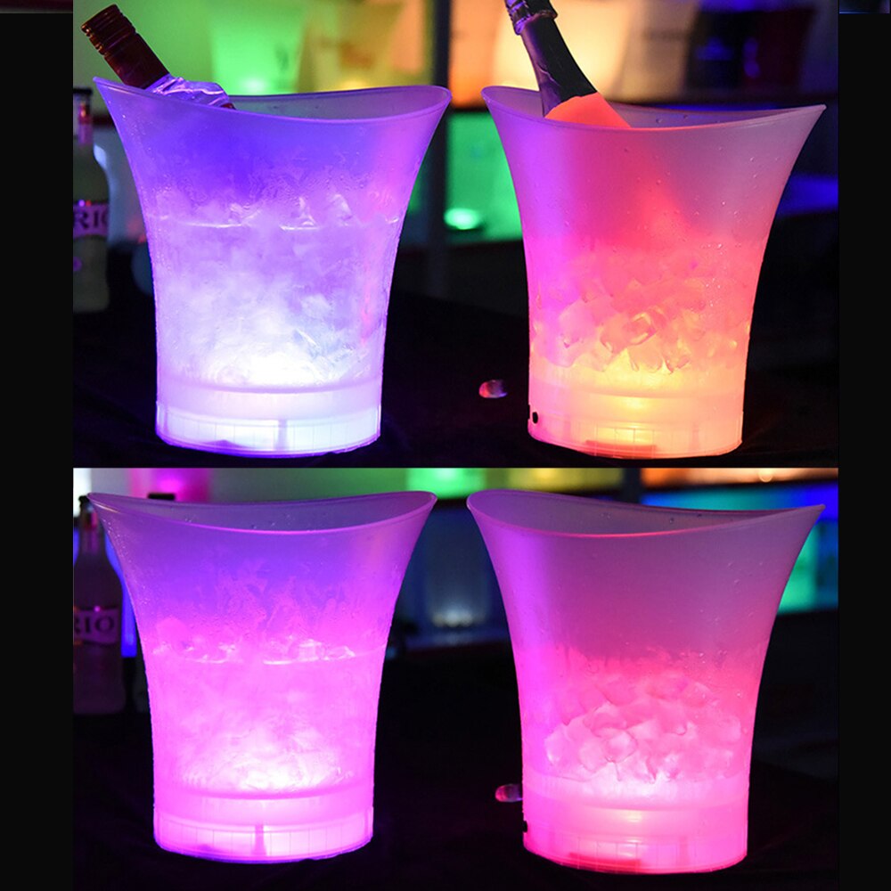 Eis-LED-Eimer für Flaschengetränkebeleuchtung