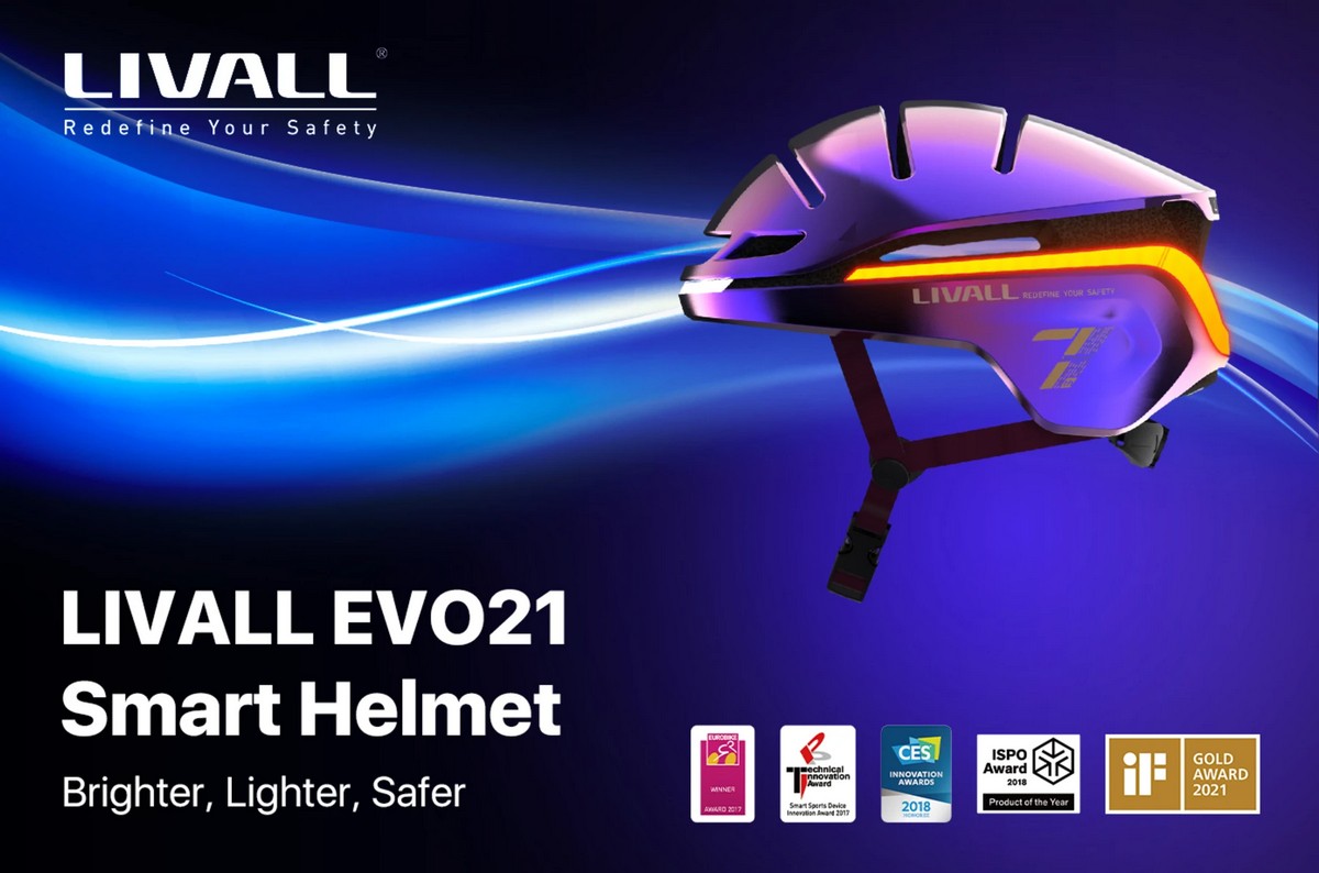 Fahrradhelm Livall Cyclo Smart Helm