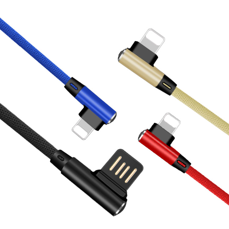 Apple Lightning Kabel zum Aufladen des Handys im 90er Design
