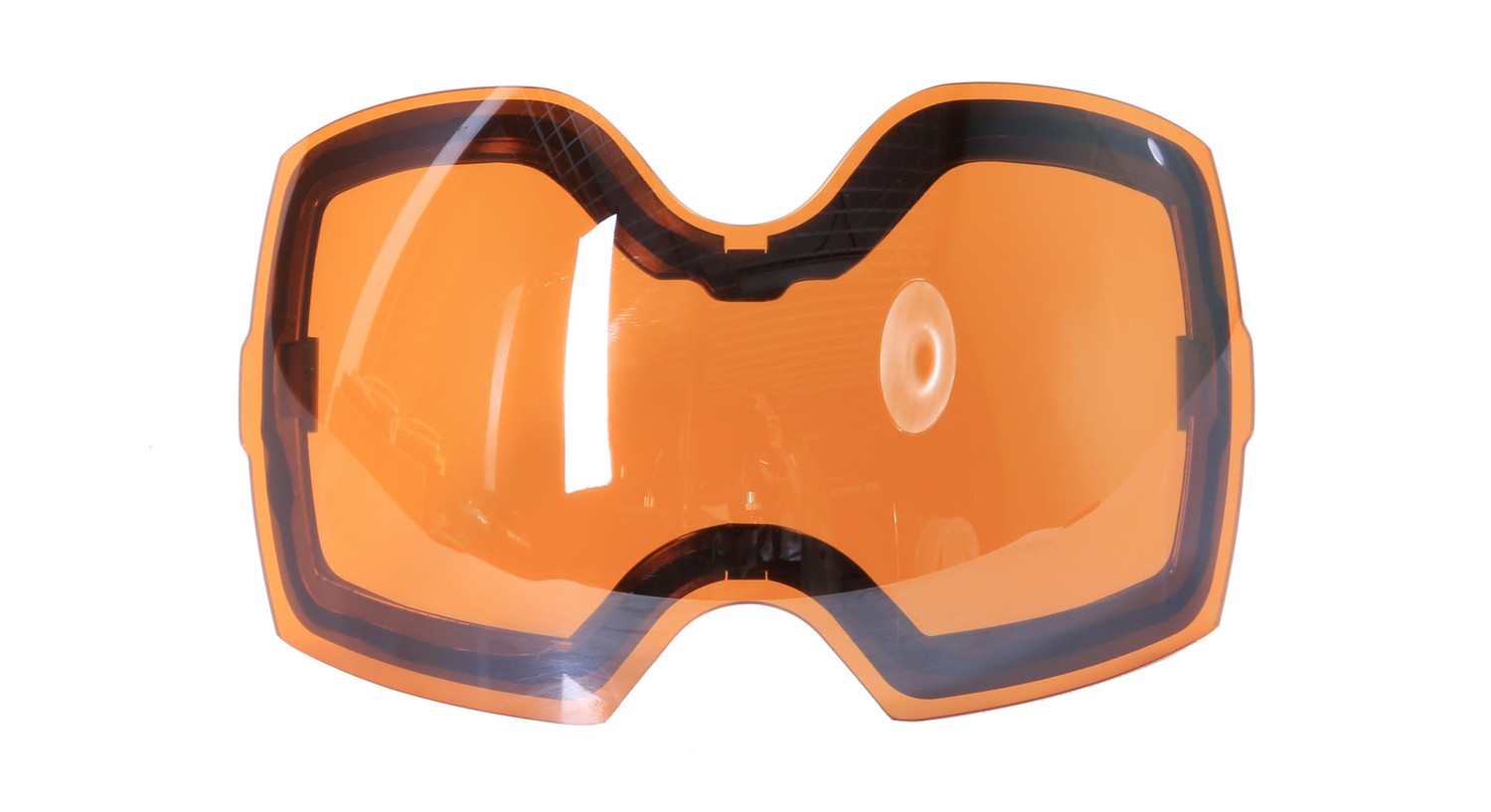 Orangefarbenes Ersatzglas für Skibrillen