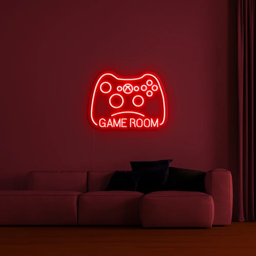 3D-Logo an der Wand - GAMER