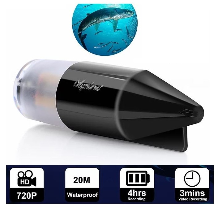 720P HD WiFi Unterwasserkamera Videokamera Fishfinder Angeln IR Wasserdichte 20M 