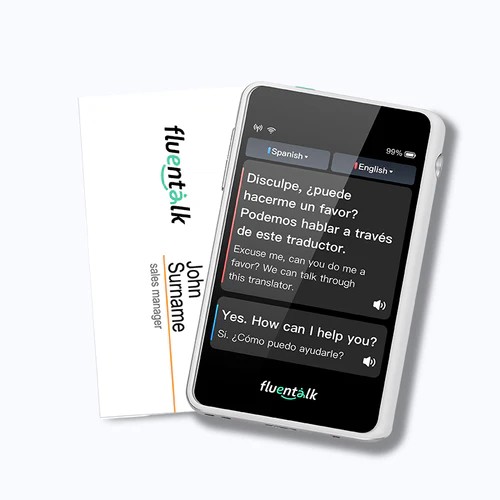 Fluentalk T1 mini – Visa-Kartengröße mit 2,8-Zoll-HD-Bildschirm