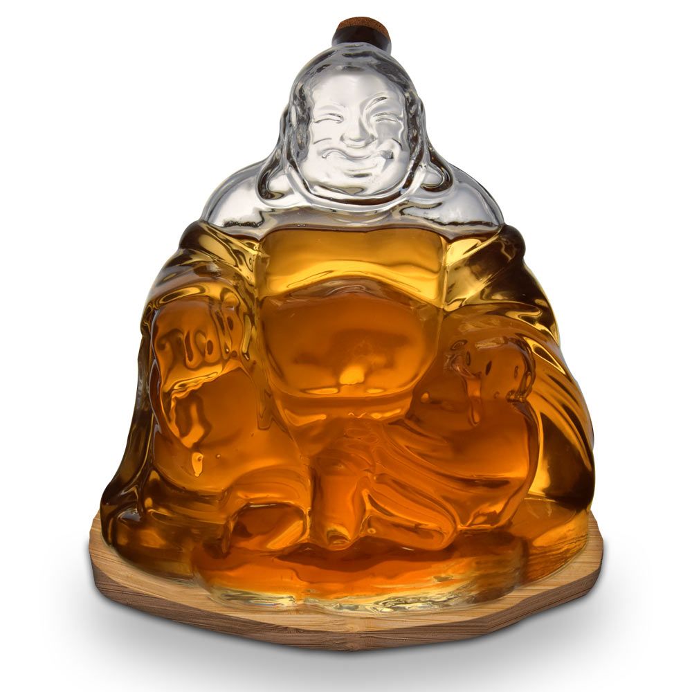 Buddha Karaffe für Rum, Whiskey oder Bourbon