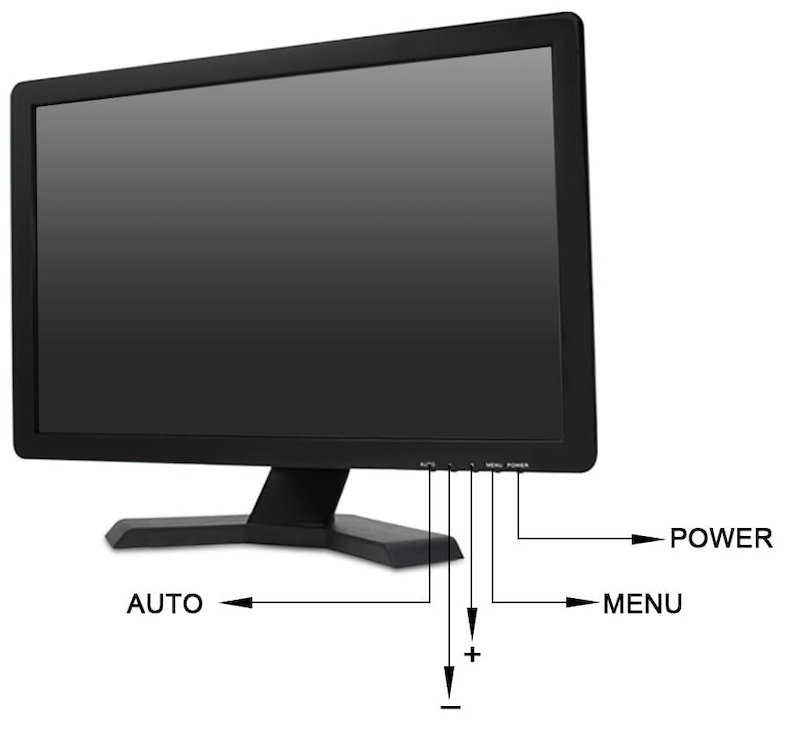 BNC-Monitor 19 Zoll Aktivmatrix TFT LCD-Monitor