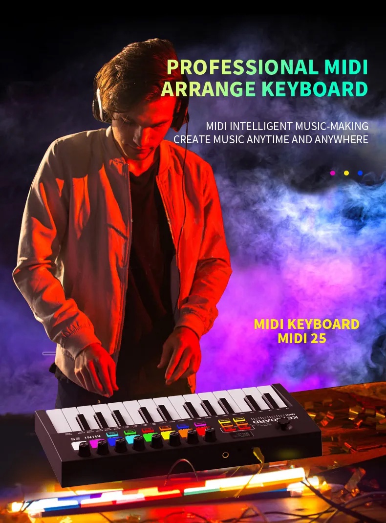 Digitales Keyboard-Klavier, Midi-Klavier