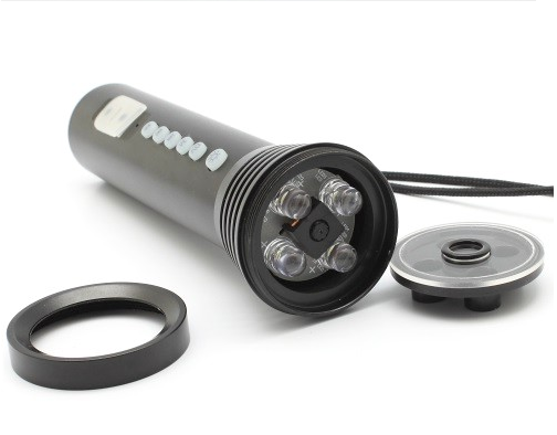 Kamera mit LED-Taschenlampe + mp3